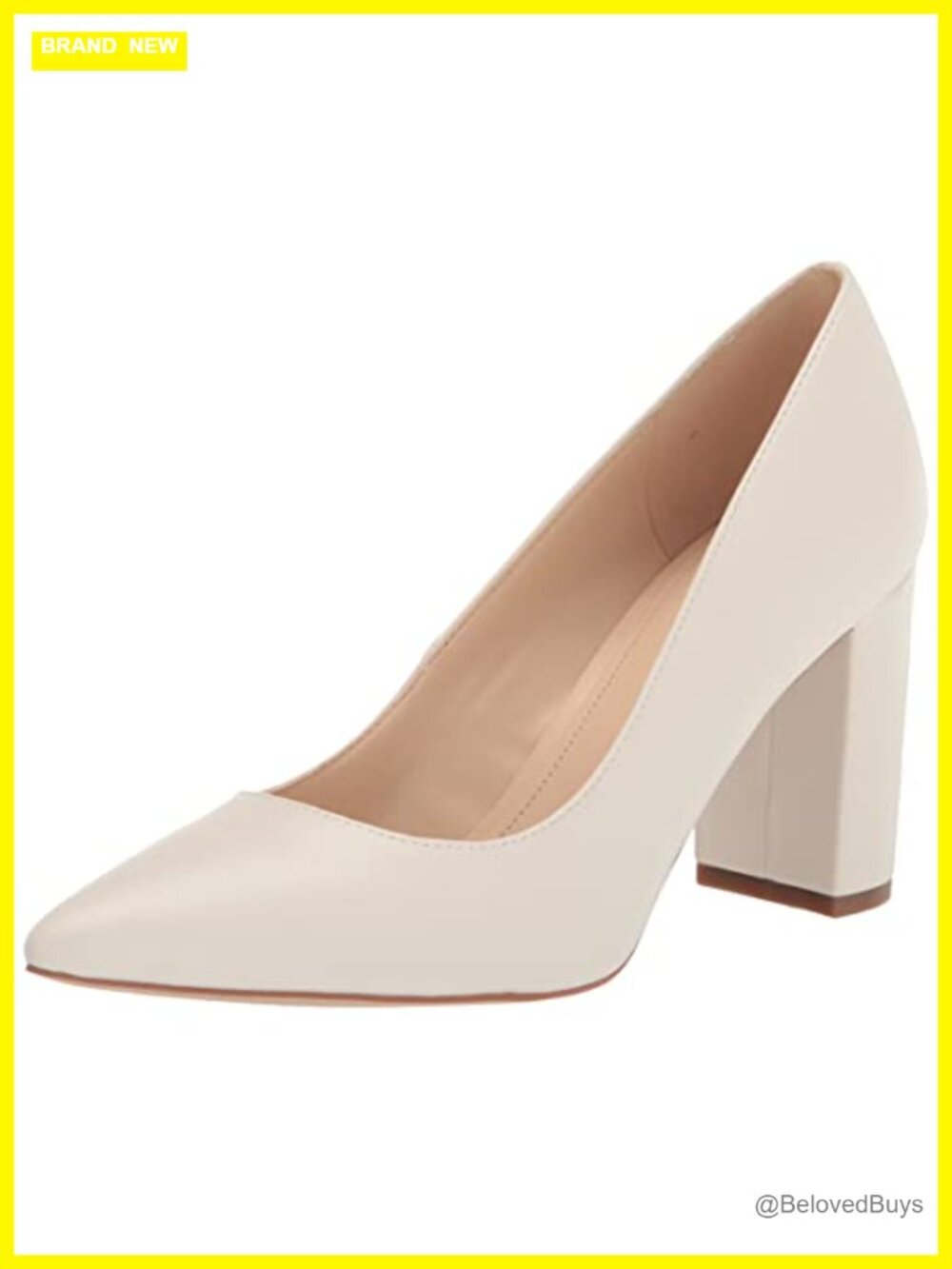 Women's Pointed Toe Block Heel Slip On Dress Pumps